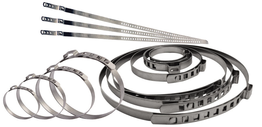 klämmor, stålband, plastfästen, handtag Polen 01