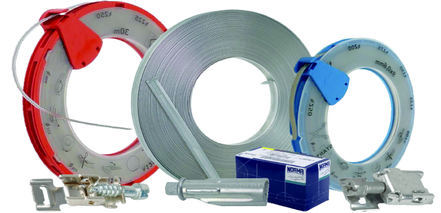 klämmor, stålband, plastfästen, handtag Polen 02